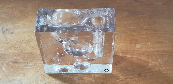 Image 1 of Pukeberg "Iceglass" kroonluchter