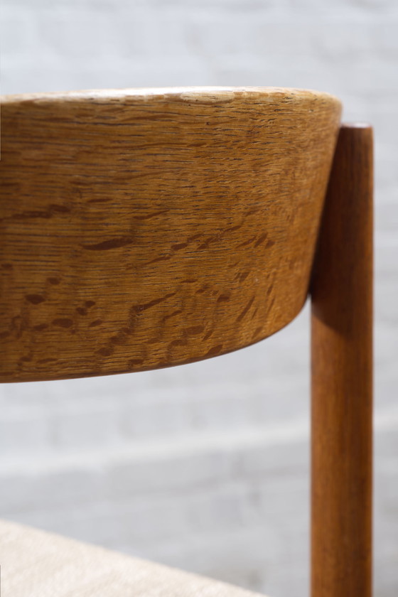 Image 1 of 4x Børge Mogensen J39 eetkamerstoelen