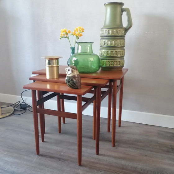 Image 1 of Nesting Tables Danish Design jaren '60