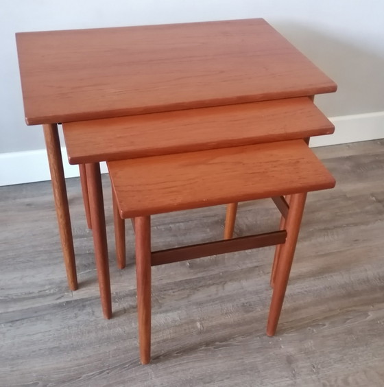 Image 1 of Nesting Tables Danish Design jaren '60