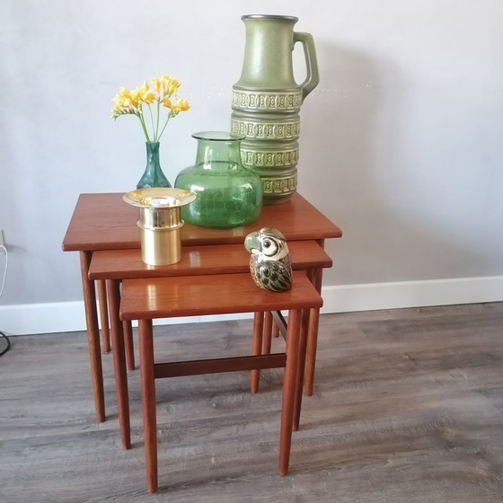 Image 1 of Nesting Tables Danish Design jaren '60