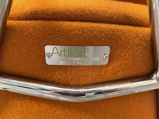 Image 1 of Artifort Orange Slice oranje fauteuil