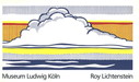 Roy Lichtenstein--Kleurenzeefdruk  Cloud and Sea