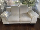 Poels Aphrodite leren tweezits design relax bank