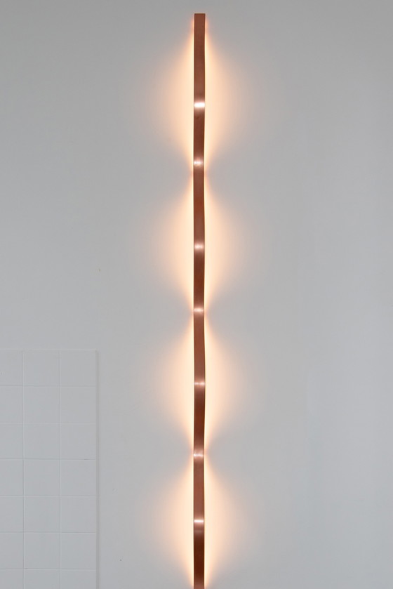 Image 1 of Array wandlamp van David Derksen koper