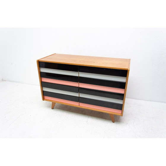 Image 1 of Vintage ladekast van beukenhout en multiplex model nr. U-453 door Jiří Jiroutek voor Interiér Praha, Tsjecho-Slowakije 1960