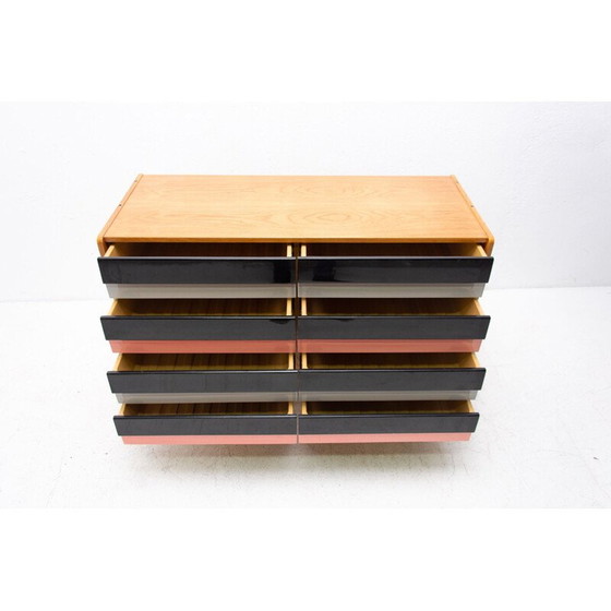 Image 1 of Vintage ladekast van beukenhout en multiplex model nr. U-453 door Jiří Jiroutek voor Interiér Praha, Tsjecho-Slowakije 1960