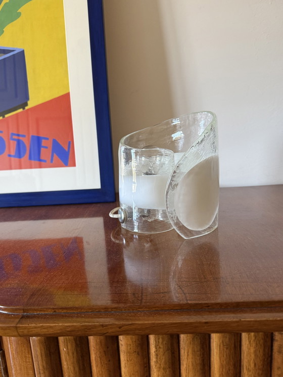 Image 1 of Murano geblazen glas sculpturale tafellamp, La Murrina Italië 1970S