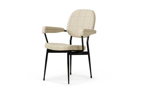 Image 1 of 6x Italiaanse buisvormige eetkamerstoelen