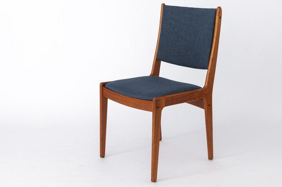 Image 1 of 2 Deense Teak Houten Stoelen Door Johannes Andersen Uldum Møbelfabrik 1960S