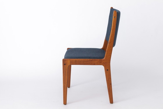 Image 1 of 2 Deense Teak Houten Stoelen Door Johannes Andersen Uldum Møbelfabrik 1960S