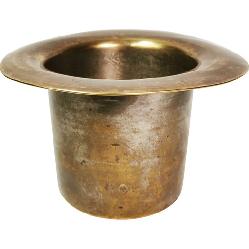 Vintage messing champagne-ijsdoos, Frankrijk 1920