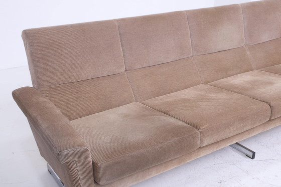 Image 1 of Vintage stoffen bank 60s | Mid Century Couch Lounge Retro 4 zits