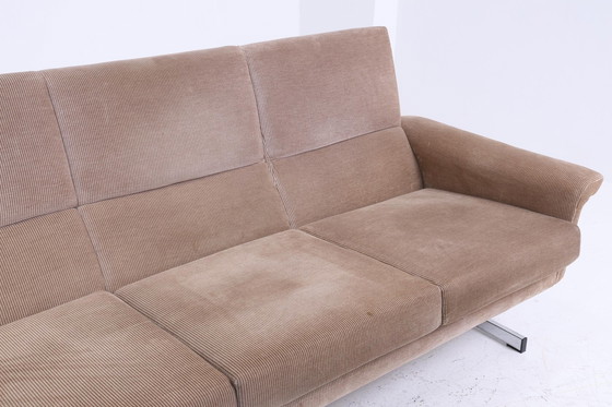 Image 1 of Vintage stoffen bank 60s | Mid Century Couch Lounge Retro 4 zits