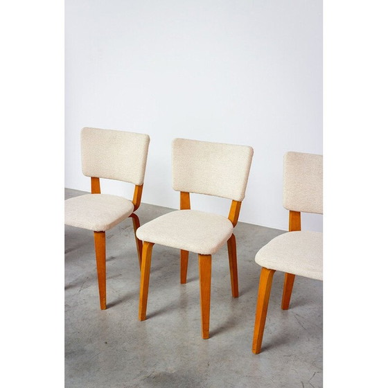 Image 1 of Set van 4 vintage eetkamerstoelen van Cor Alons 1950
