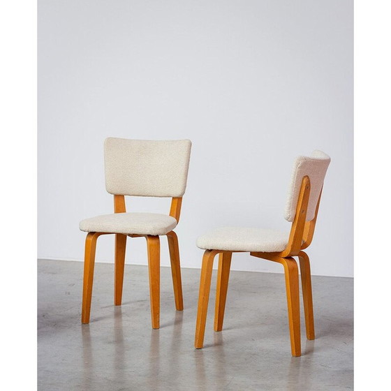 Image 1 of Set van 4 vintage eetkamerstoelen van Cor Alons 1950