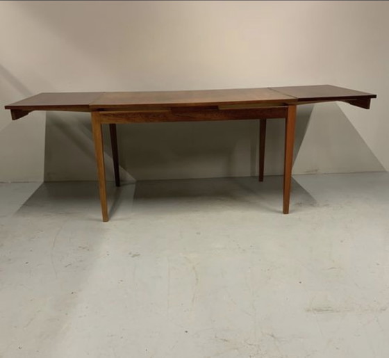 Image 1 of Vintage Uitschuifbare Tafel 1975 - Palissander