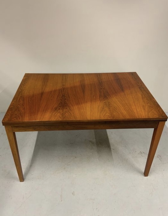 Image 1 of Vintage Uitschuifbare Tafel 1975 - Palissander