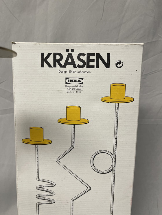 Image 1 of 3x Vintage design IKEA Kräsen kandelaars