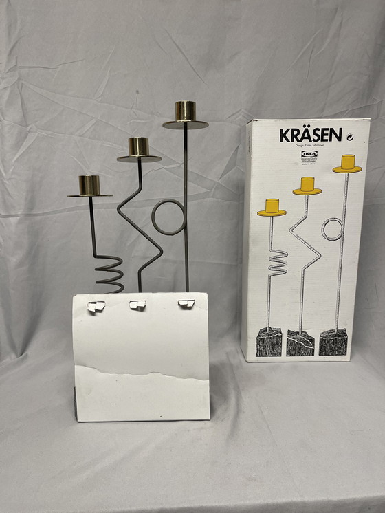 Image 1 of 3x Vintage design IKEA Kräsen kandelaars