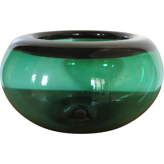 Image 1 of Vintage groene beker van Per Lutken voor Holmegaard, Denemarken 1965