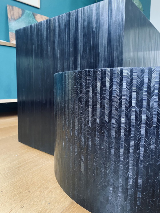 Image 1 of Stro Marquetry Eiken Salontafel