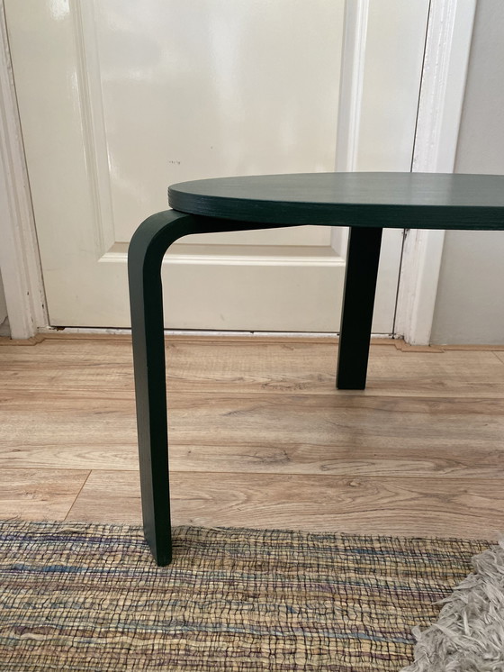 Image 1 of Vintage Nordic bijzettafel mosgroen