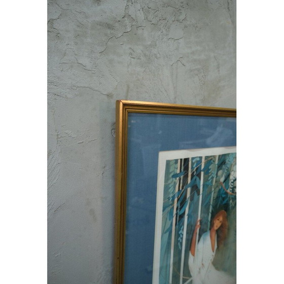 Image 1 of Vintage litho gesigneerd door Gilbert Michaud voor Atelier Gourdon, 1980