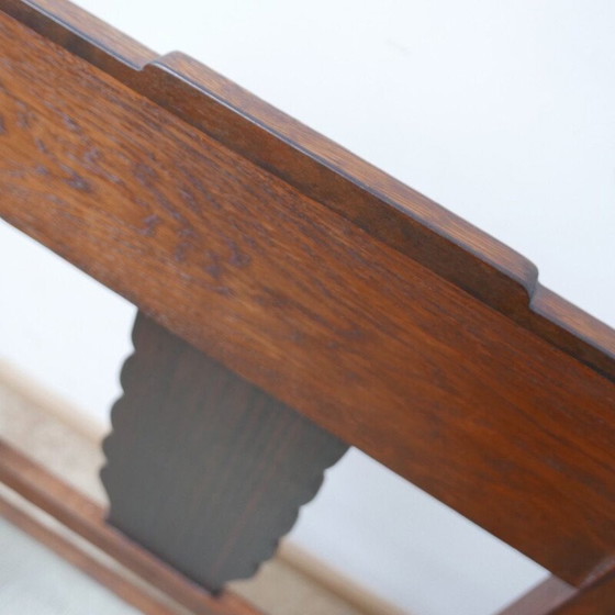 Image 1 of Vintage enkele fauteuil Art Deco School van Amsterdam Holland jaren 1930