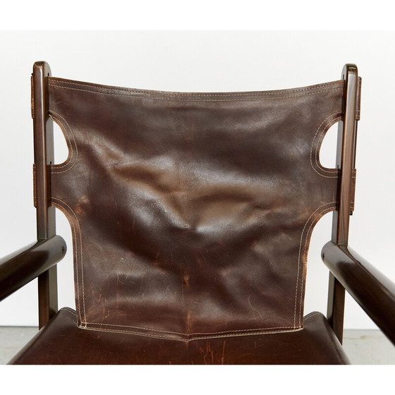 Image 1 of Vintage opklapbare fauteuil en voetenbank model Pl22 door Carlo Hauner en Martin Eisler voor Oca