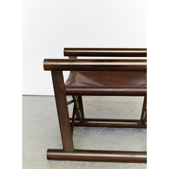 Image 1 of Vintage opklapbare fauteuil en voetenbank model Pl22 door Carlo Hauner en Martin Eisler voor Oca