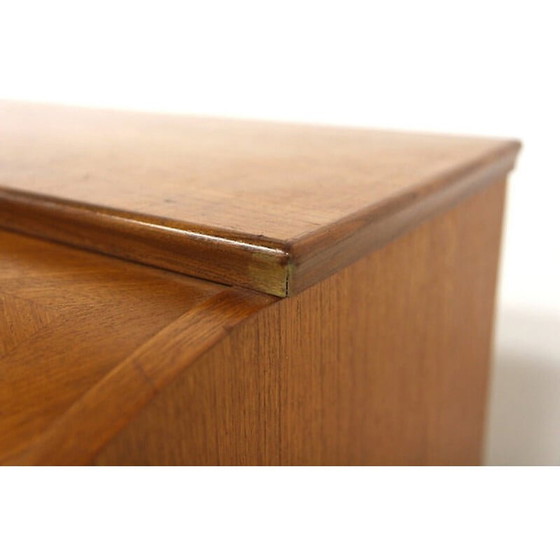 Image 1 of Scandinavische vintage teakhouten secretaire, Zweden 1950