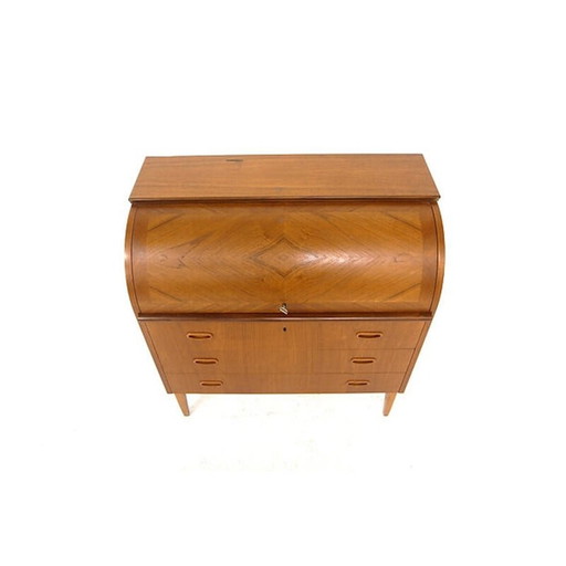 Scandinavische vintage teakhouten secretaire, Zweden 1950