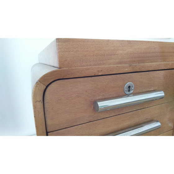 Image 1 of Fabrieksbureau voor eigenaren in staal-chroom - jaren 1930