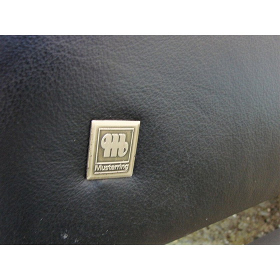 Image 1 of Vintage leren fauteuil van Musterring, Duitsland 1980