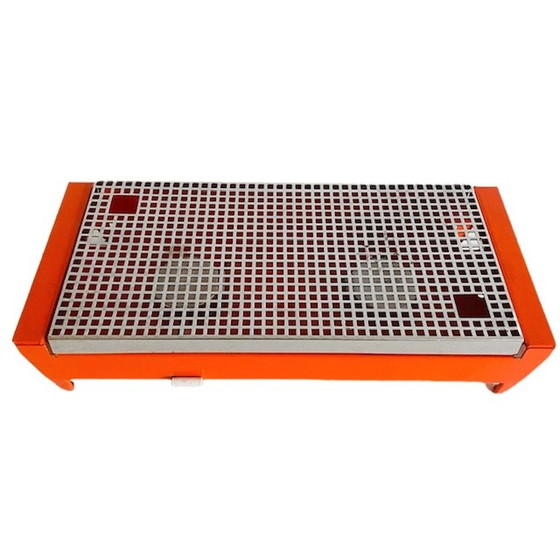 Image 1 of Vintage rechaud Brabantia warmhoudplaat oranje 1970's