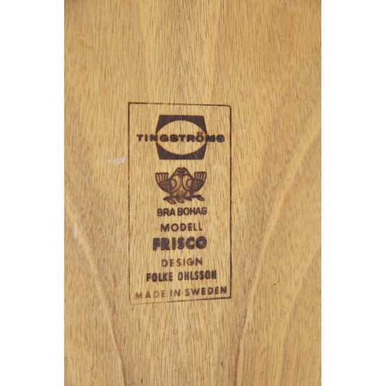 Image 1 of Vintage bijzettafel "Frisco" van Folke Ohlson, Zweden 1960