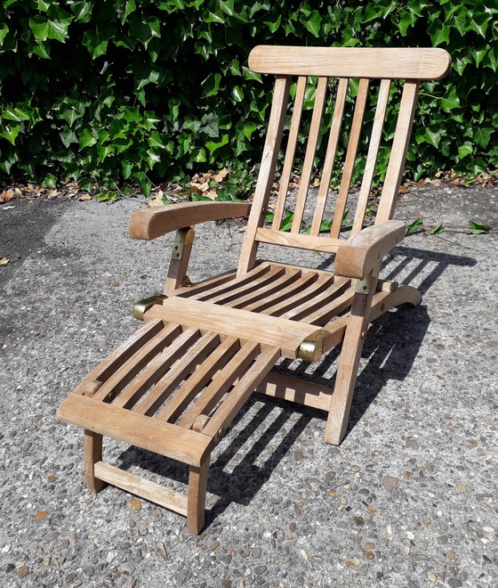 Image 1 of Teakhouten kinder deckchair