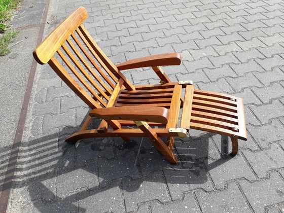 Image 1 of Teakhouten kinder deckchair