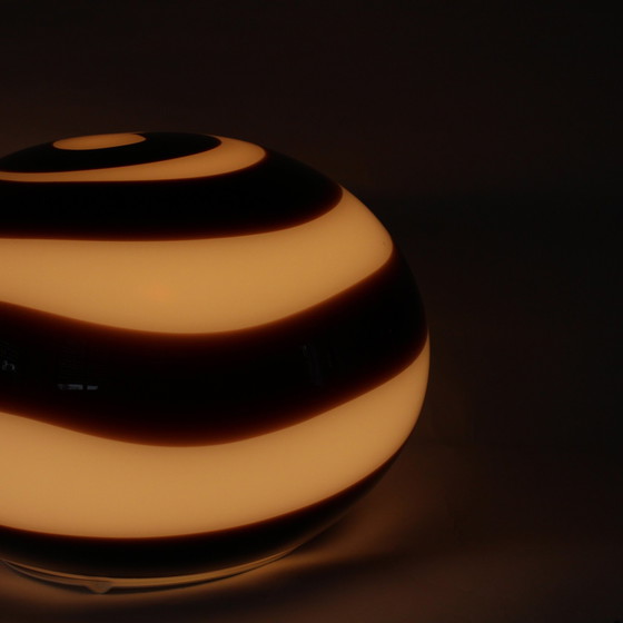 Image 1 of Vintage Murano Swirl Lamp van Zicoli