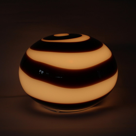 Image 1 of Vintage Murano Swirl Lamp van Zicoli