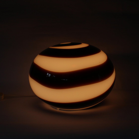 Image 1 of Vintage Murano Swirl Lamp van Zicoli