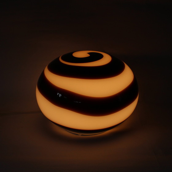 Image 1 of Vintage Murano Swirl Lamp van Zicoli