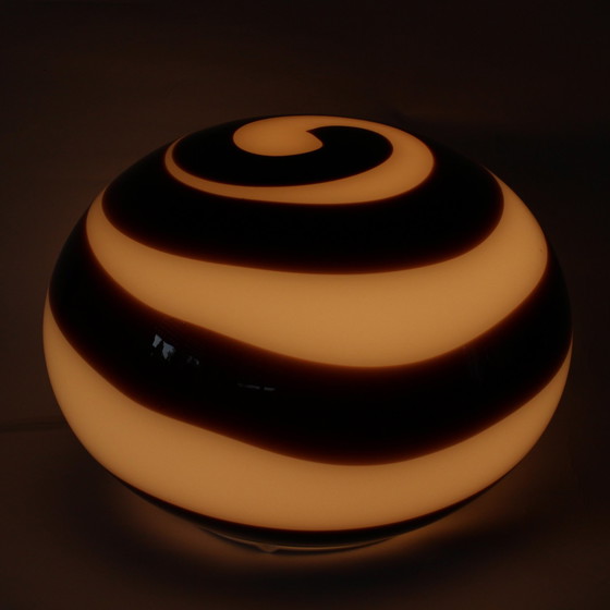 Image 1 of Vintage Murano Swirl Lamp van Zicoli