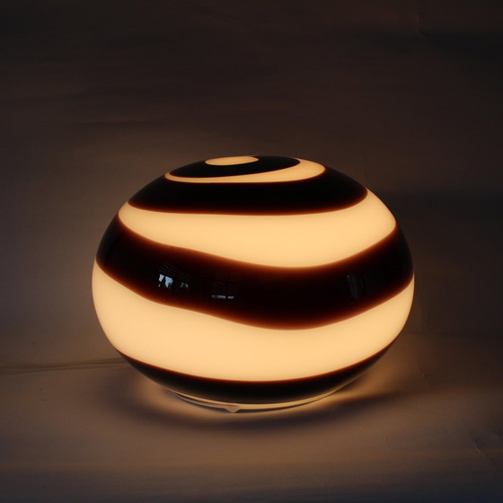 Image 1 of Vintage Murano Swirl Lamp van Zicoli