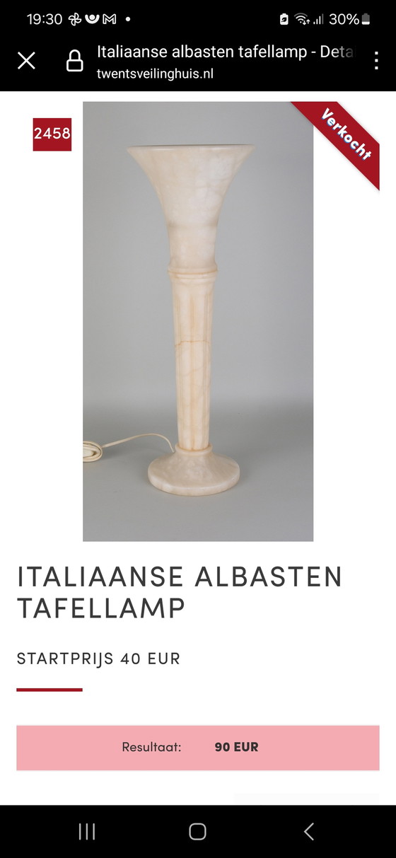 Image 1 of Albast Italiaans Design Vintage