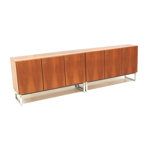 Image 1 of Groot vintage palissander dressoir gemaakt in de jaren ’70