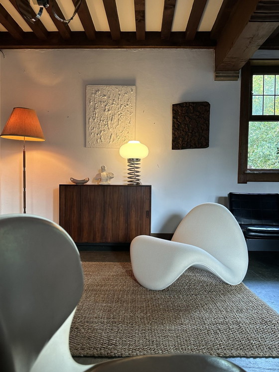 Image 1 of Mid Century Deense palissander archiefkast met jaloeziedeur, 1960S