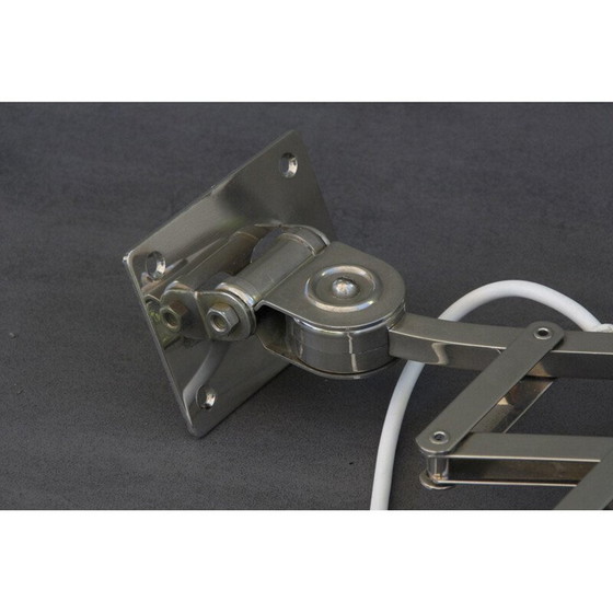 Image 1 of Vintage schaarlamp van gelakt aluminium, Italië 1950