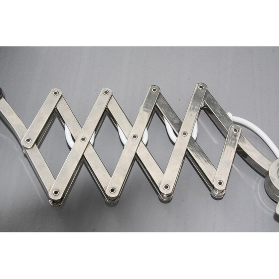 Image 1 of Vintage schaarlamp van gelakt aluminium, Italië 1950